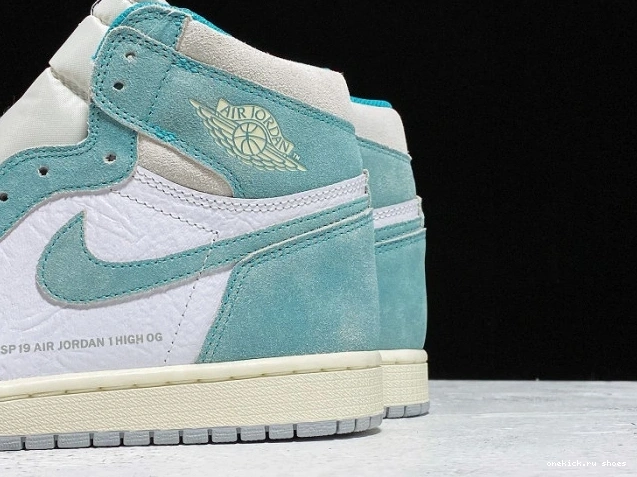 Rep Green Jordan Air Turbo OG 1 555088-311 High Retro 0705